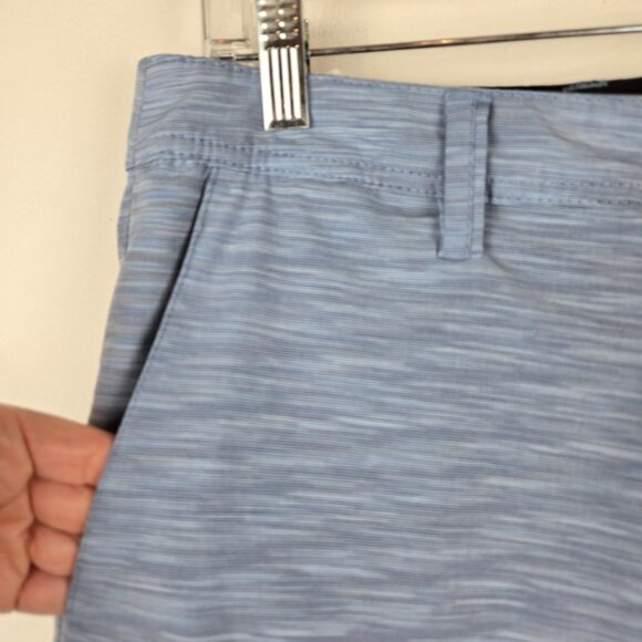 Volcom Mens Shorts Size 32‎ Blue Striped Casual Hybrid Beach Outdoor Skater - Picture 7 of 12